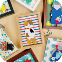 親子向け　ペーパーフラワーリース　ワークショップ