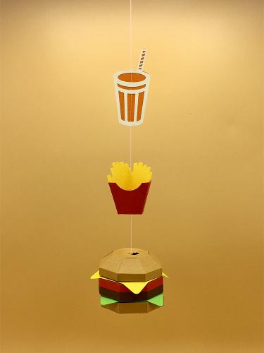 ハラペコペパモ　ハンバーガーセット